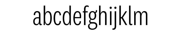 National 2 Condensed Light Font LOWERCASE