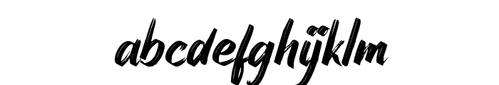 Naughty Klan   Street Type Font LOWERCASE