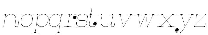Nb Antiqua Pro Italic Font LOWERCASE