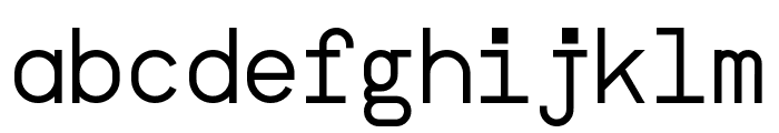 Nb Grotesk Pro Mono Regular Font LOWERCASE
