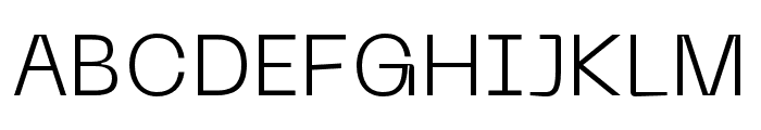 Neue Machina Light Font UPPERCASE