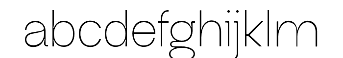 Neue Regrade Light Font LOWERCASE