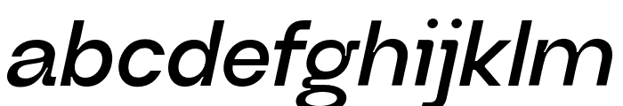 Neue Regrade SemiBold Italic Font LOWERCASE