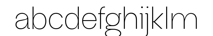 Neue Regrade Variable Font LOWERCASE