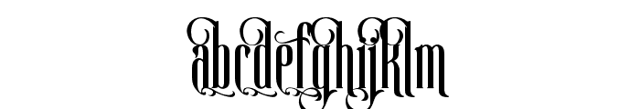 New Brington Font LOWERCASE