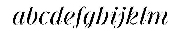 New Forest Italic Font LOWERCASE