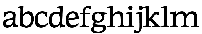 NewBurns Regular Font LOWERCASE