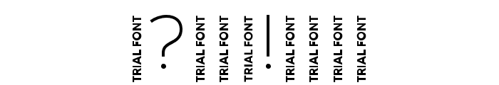 NexaText Trial ExtraLight Font OTHER CHARS