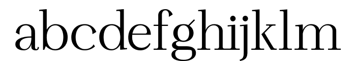 NonOphelieDisplay Light Font LOWERCASE