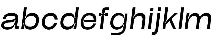 NotchGrotesk Rgitalic Font LOWERCASE