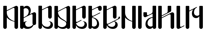 Nubya Font UPPERCASE