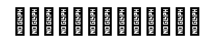 Numerino PixelDithered Font UPPERCASE