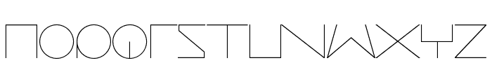 ONYX Thin Font LOWERCASE