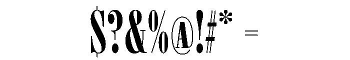 OTTHarker Regular Font OTHER CHARS