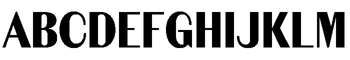 OTTMarlfield SansBold Font UPPERCASE