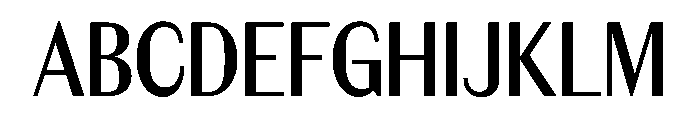 OTTMarlfield SansRegular Font UPPERCASE