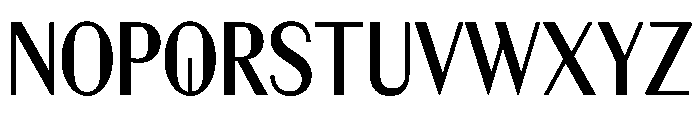 OTTMarlfield SansRegular Font UPPERCASE