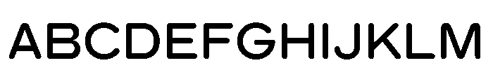 OTTNeufRounded Regular Font UPPERCASE