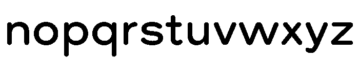 OTTNeufRounded Regular Font LOWERCASE