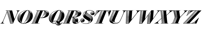 Obsidian Italic Font UPPERCASE