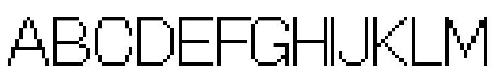 OffBit Regular Font UPPERCASE