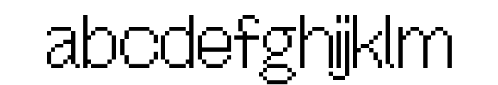 OffBit Regular Font LOWERCASE