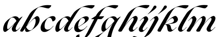 Ogg Bold Italic Font LOWERCASE
