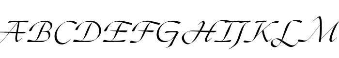 Ogg Regular Italic Font UPPERCASE