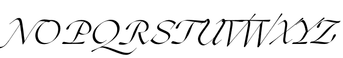 Ogg Regular Italic Font UPPERCASE