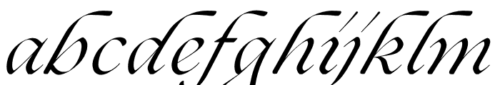 Ogg Regular Italic Font LOWERCASE