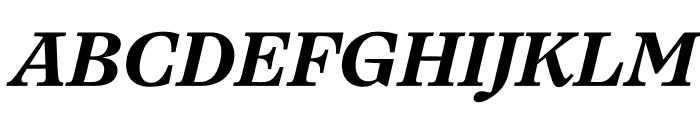 Ogg Text Bold Italic Font UPPERCASE