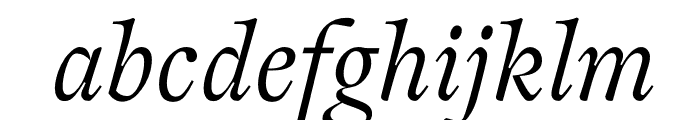 Ogg Text Light Italic Font LOWERCASE