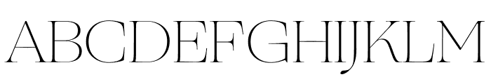 Ogg Thin Font UPPERCASE