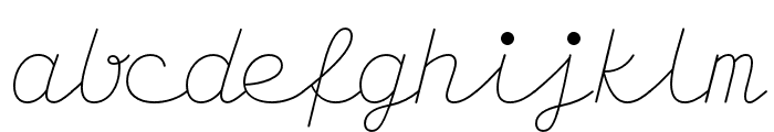 Olympe Mono Light Font LOWERCASE