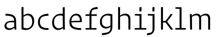 Operator Light Font LOWERCASE