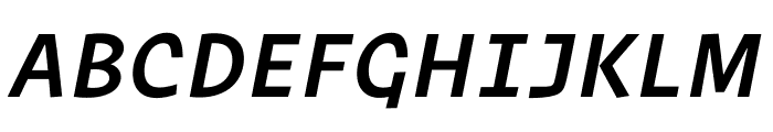 Operator Medium Italic Font UPPERCASE