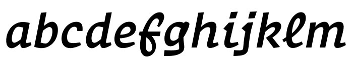Operator Medium Italic Font LOWERCASE