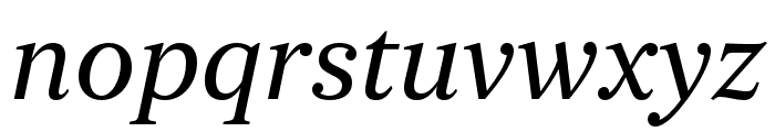 Orbikular Italic Font LOWERCASE