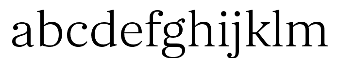 Orbikular Light Font LOWERCASE