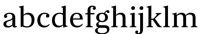 Orbikular Regular Font LOWERCASE