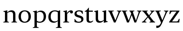 Orbikular Regular Font LOWERCASE