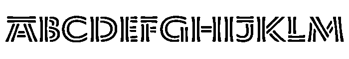 Otomauk Extra Bold Font UPPERCASE