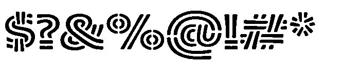 Otomauk Heavy Font OTHER CHARS
