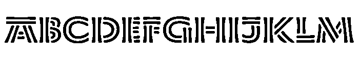 Otomauk Heavy Font UPPERCASE