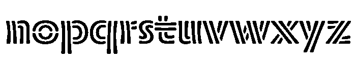 Otomauk Heavy Font LOWERCASE