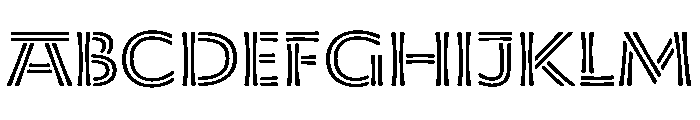 Otomauk Medium Font UPPERCASE