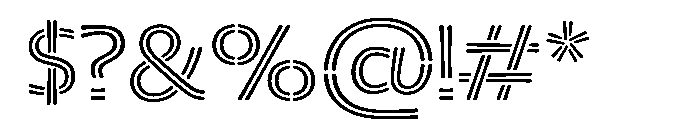 Otomauk Regular Font OTHER CHARS