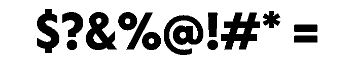 Otterco Bold Font OTHER CHARS