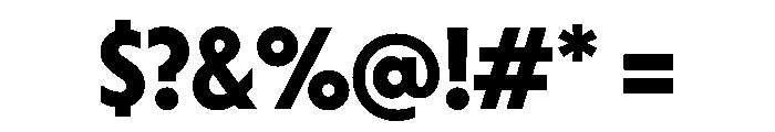 Otterco DisplayBold Font OTHER CHARS