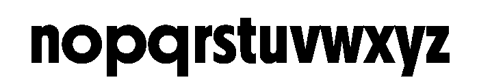 Otterco DisplayBold Font LOWERCASE